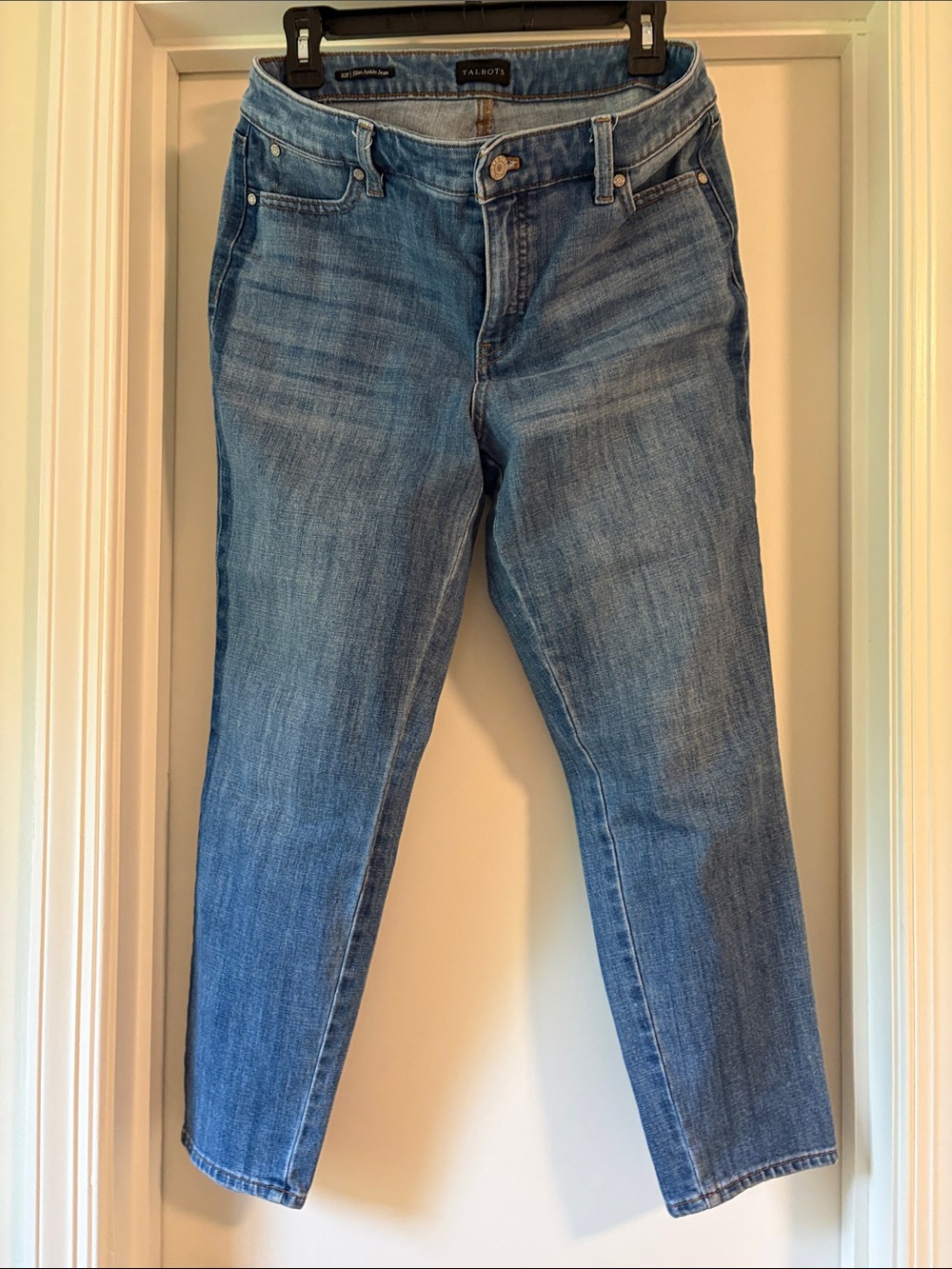 Talbots Light Blue Cropped Straight Jeans